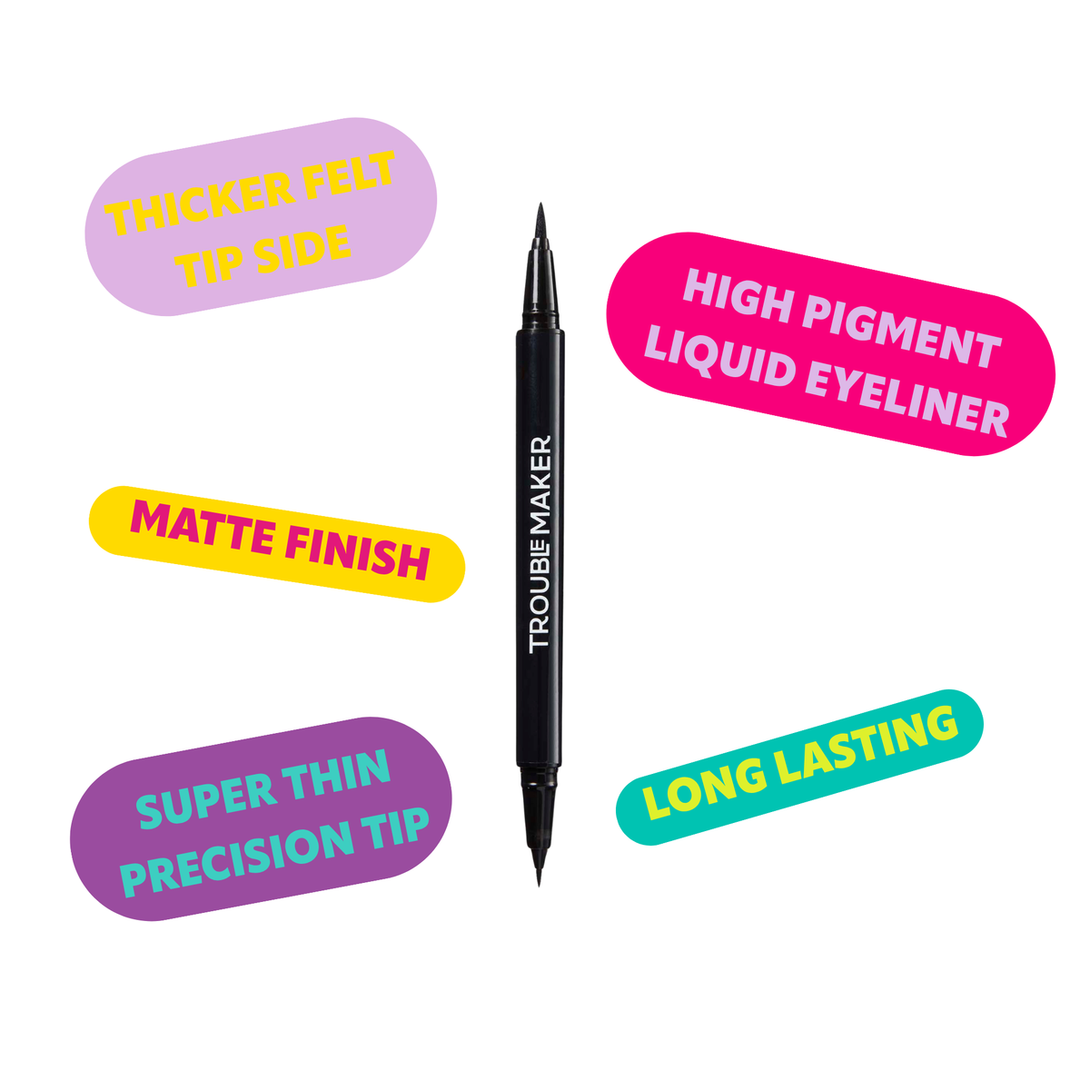 Double Trouble Dual Ended Liquid Eyeliner Pen