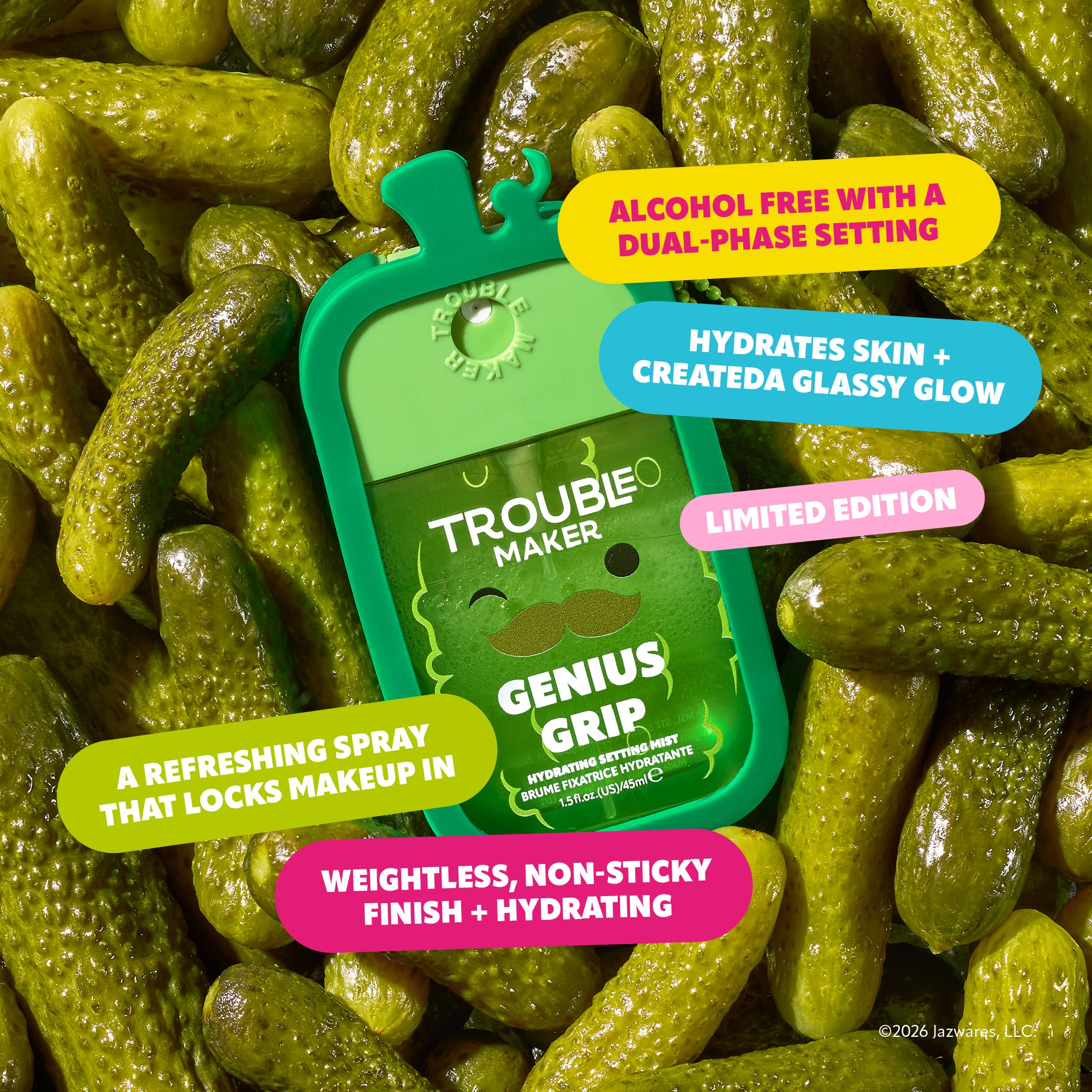 Charles the Pickle Better Work Setting Mist with Snug