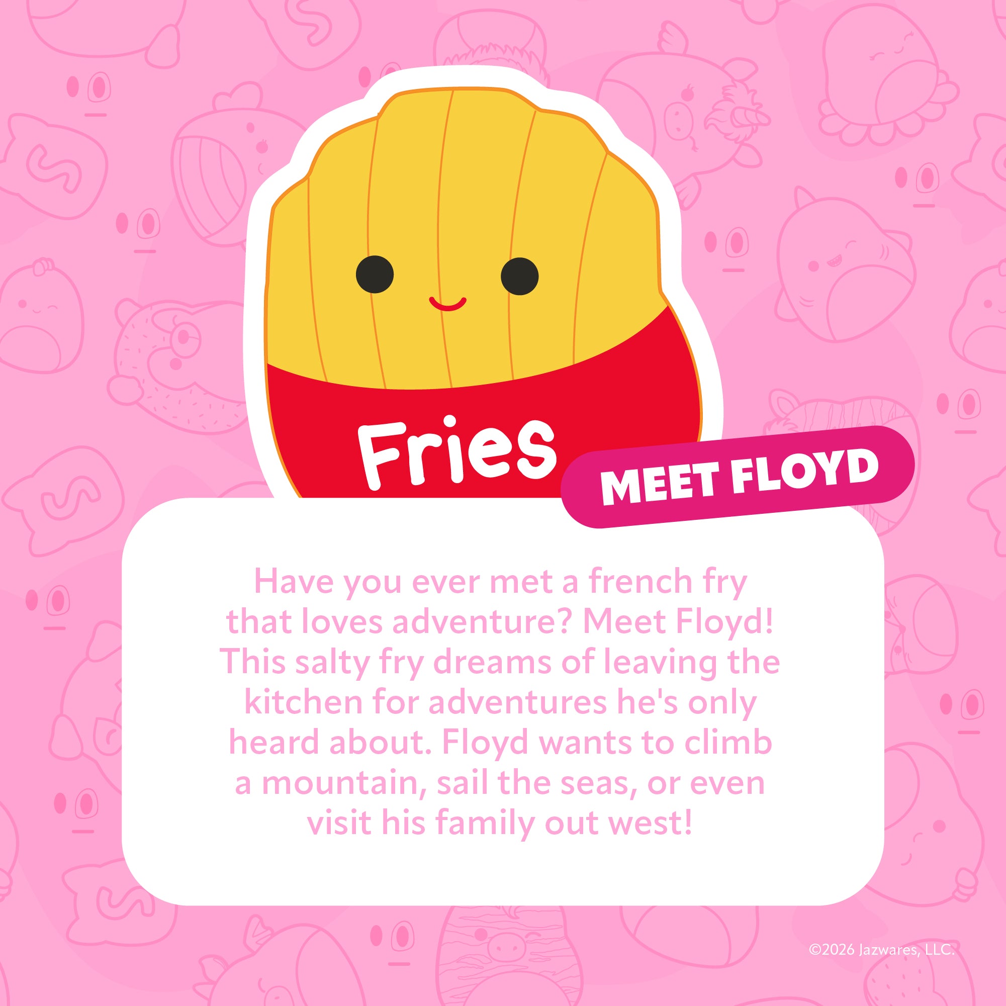 Floyd the French Fry No Sweat Setting Mist with Snug