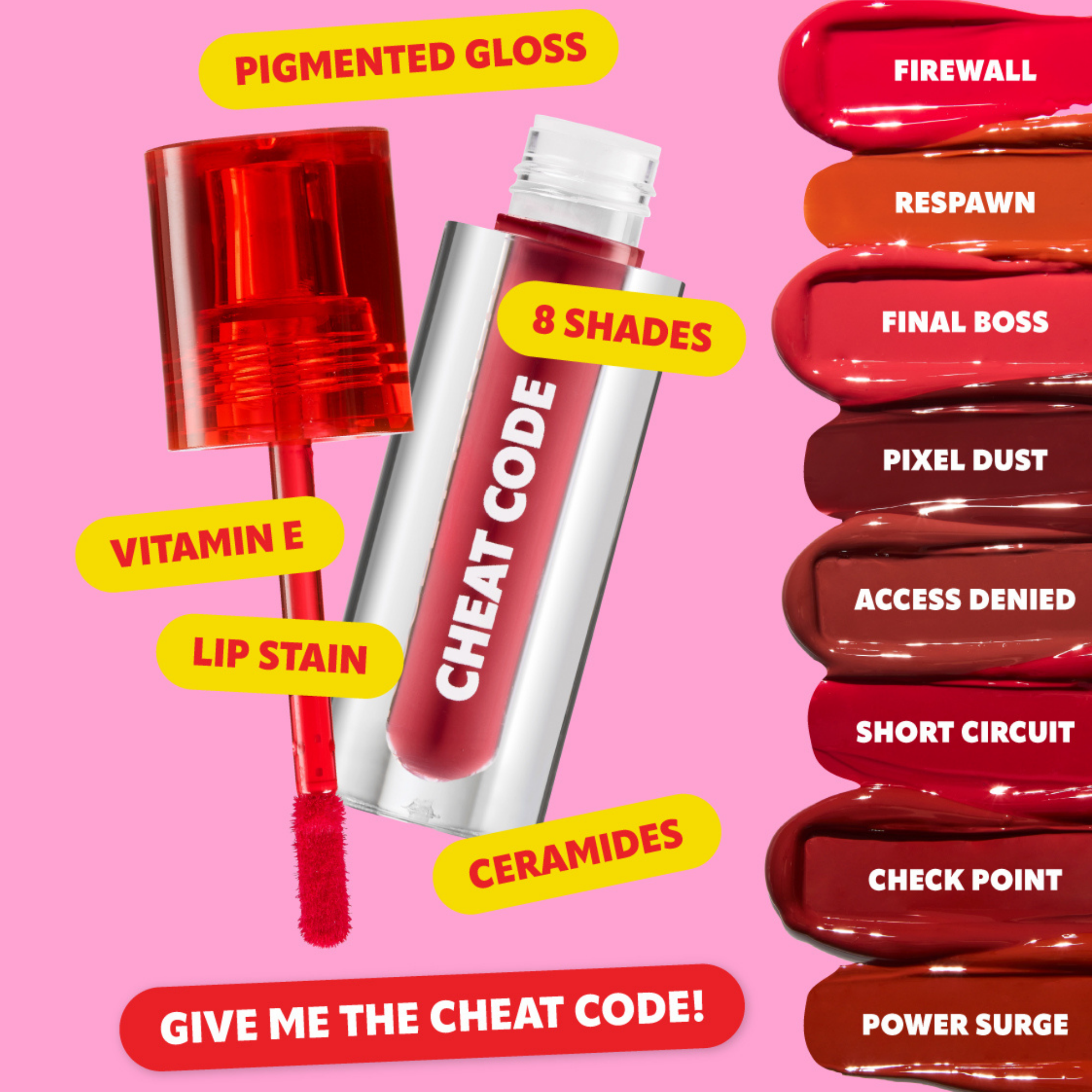 Cheat Code Hydrating Lip Gloss Stain