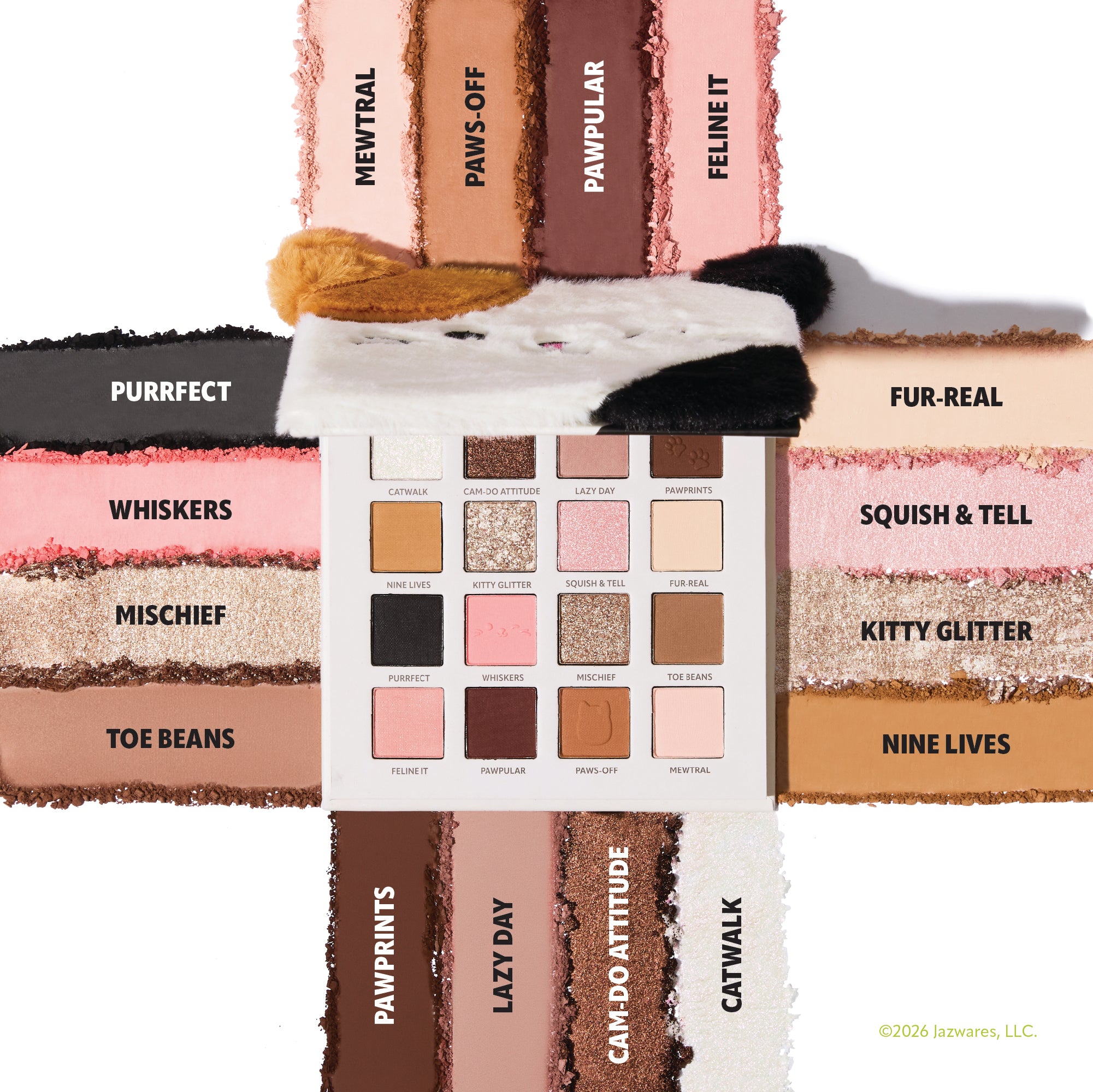 Cam the Cat Fluffy Neutrals Palette