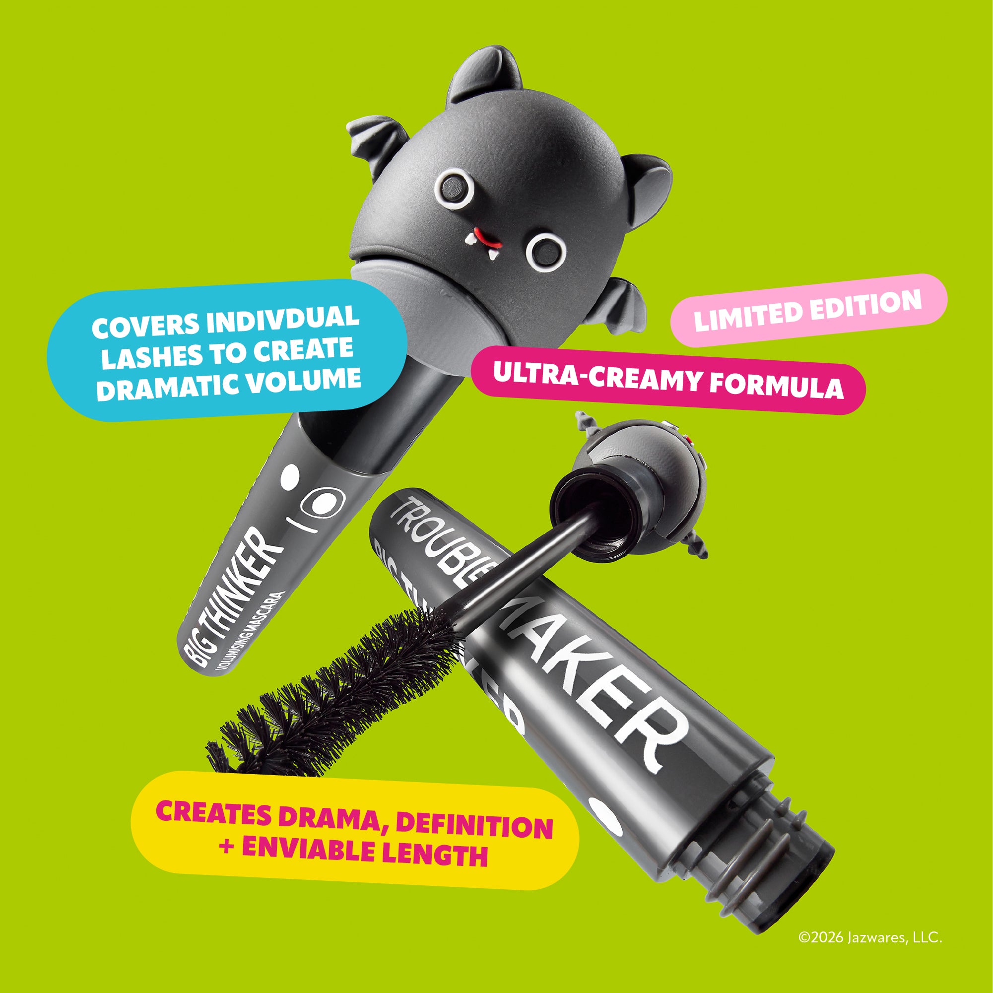 Emily the Bat Big Thinker Volumising Mascara Black