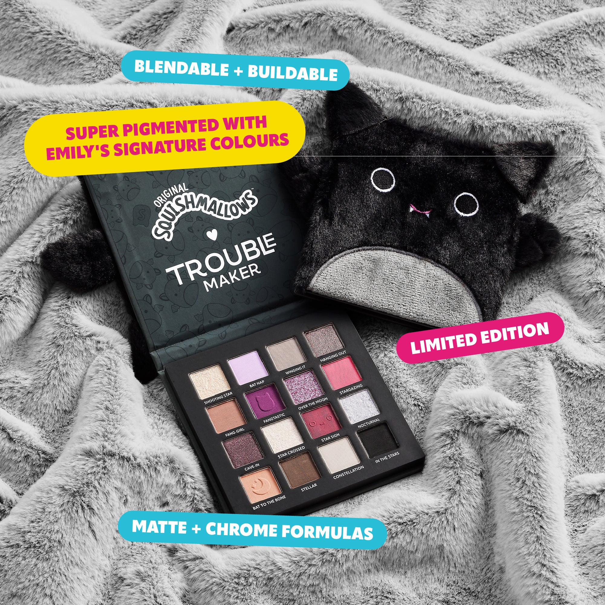 Emily the Bat Fluffy Smokey Palette