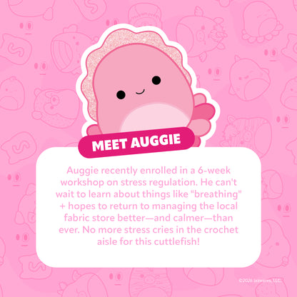 Auggie the Cuttlefish Pink Bubble Trouble with Snug