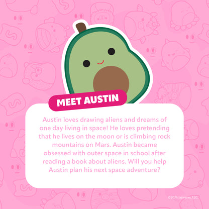 Austin the Avocado Brown Bubble Trouble with Snug
