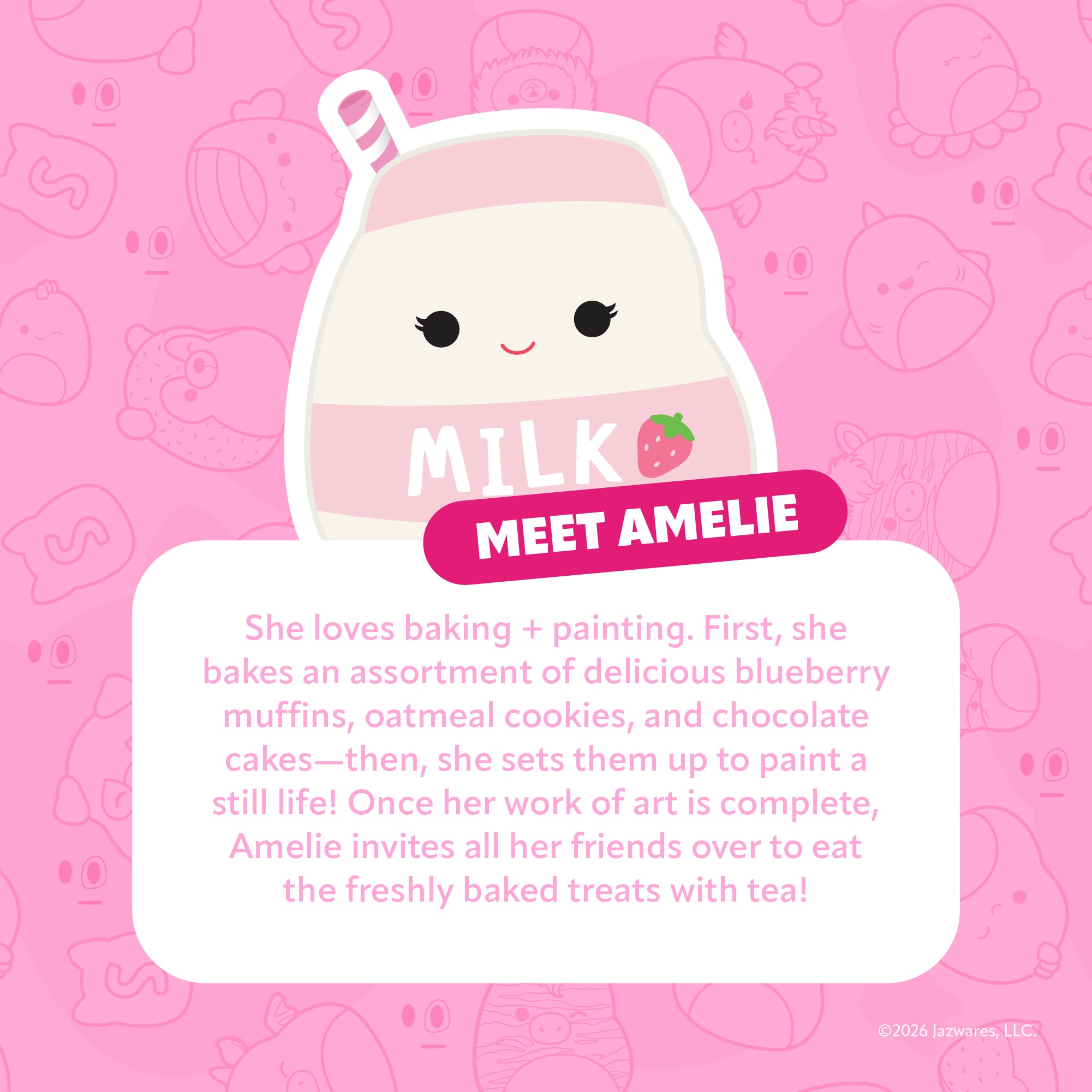 Amelie the Strawberry Milk Skin Mist with Snug
