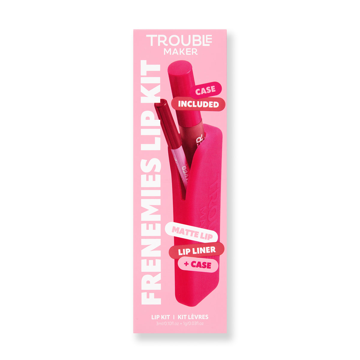 Frenemies Lip Kit - Matte Liquid Lip Stick + Liner