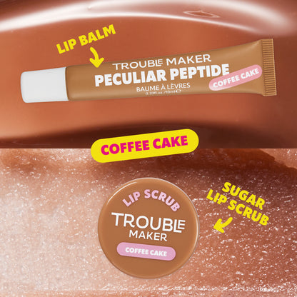 Mystery Slice Cake Lip Scrub and Peptide Balm