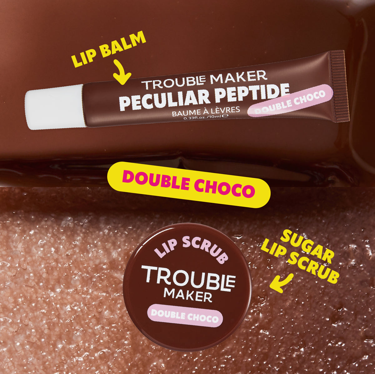 Mystery Slice Cake Lip Scrub and Peptide Balm