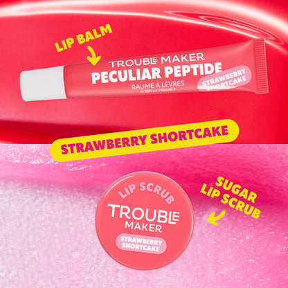Mystery Slice Cake Lip Scrub and Peptide Balm