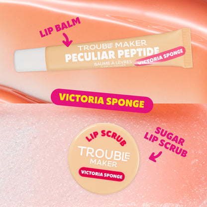 Mystery Slice Cake Lip Scrub and Peptide Balm