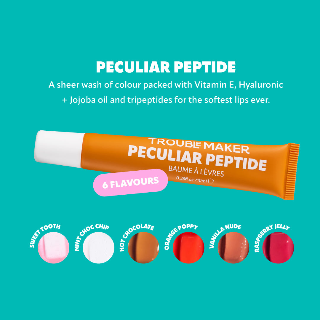 Trouble Maker | Peculiar Peptide Lip Balm – Trouble Maker Beauty